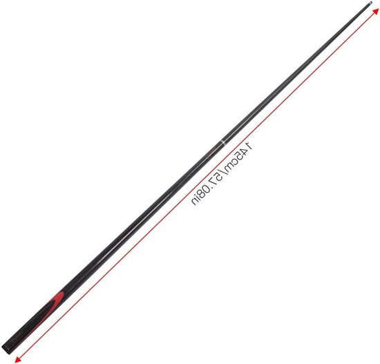 Professionele Carbon Snooker Keu, Draagbare Billiard Stick voor Snookerspelers - Perfecte Accessoires voor Billiards en Snooker Spellen