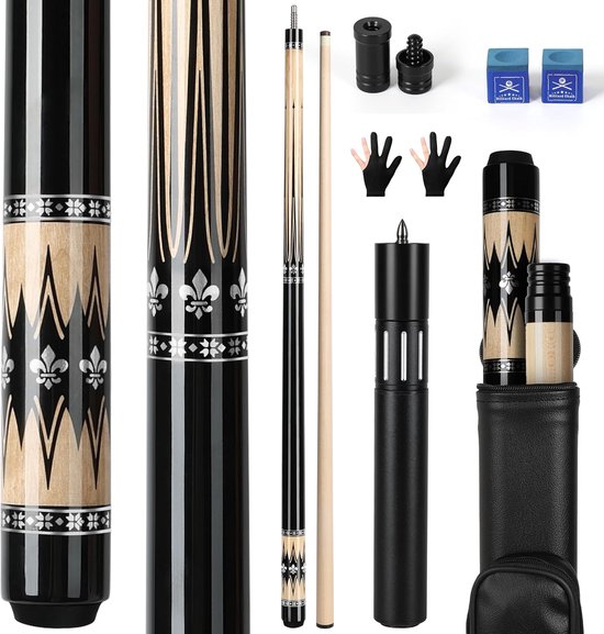 Professionele Keu Set | 140 cm Canadees Esdoornhout | Inclusief Verlengstuk en Tas van Merkloos