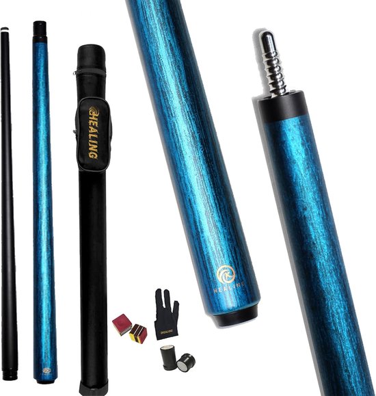 Professionele Lichtgewicht Carbon Poolkeu 56 Inch - 12mm Tip - Geschikt voor Biljart en Snooker van Merkloos