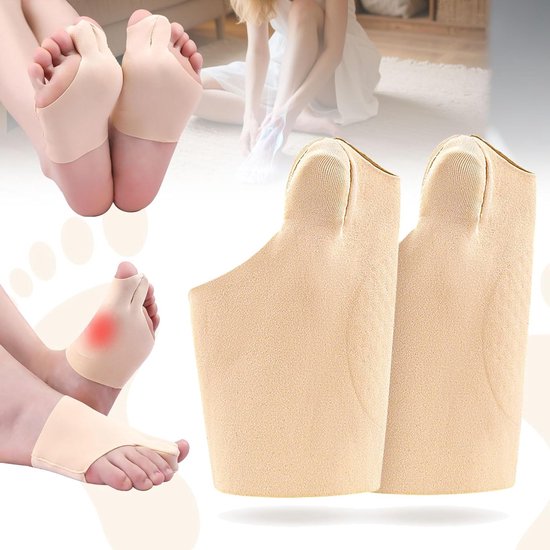 Professionele Orthopedische Correctors voor Hallux Valgus, Comfortabele Silicone Sokjes voor Pijnverlichting en Ondersteuning van de Voet