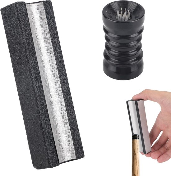 Professionele Pool Cue Tip Vormen en Reparatietool voor Biljartstokken met Dual Arc Ontwerp en Accessoires