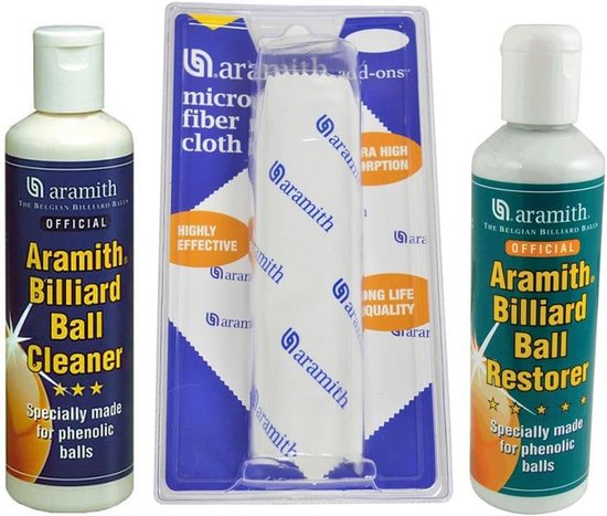 Professionele Pool Keu Billard Bal Reiniger Set met Microvezeldoek van Merkloos