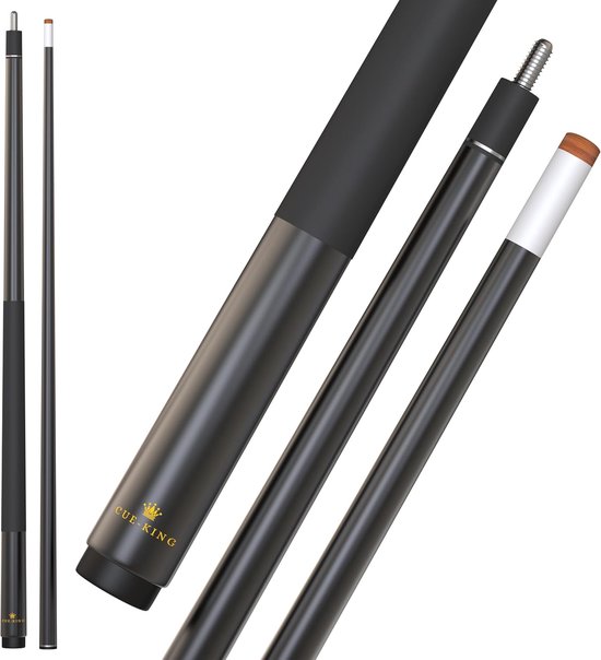 Professionele Poolkeu 2-Delig - 147 cm - 20 oz - 13 mm Keutip - Grafietcomposiet Biljartkeu met Antislip Grip