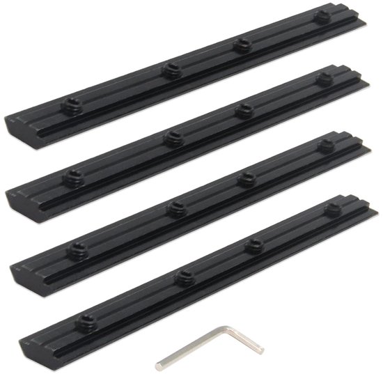 Rechte connector 7,1 inch joint bracket met M6 schroef voor 0,31" slot 3030 serie aluminium extrusie profiel, 4 stuks/verpakking