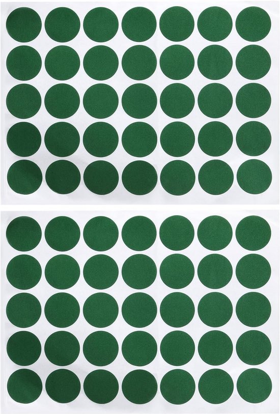 Reparatie Stickers voor Biljart- en Snookertafels 35mm Groen van Merkloos