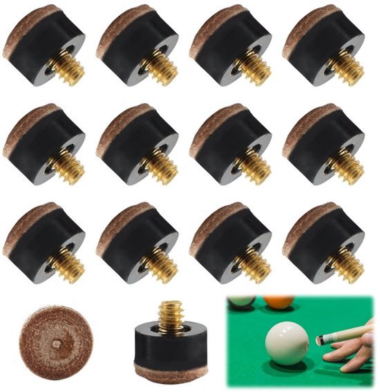 Reservepunten messingtone 12 mm - schroefbaar