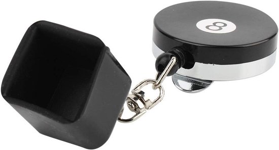 Retractable Billiard Chalk Holder met Beschermhoes - Draagbare Accessoires voor Biljart en Poolspel van Merkloos