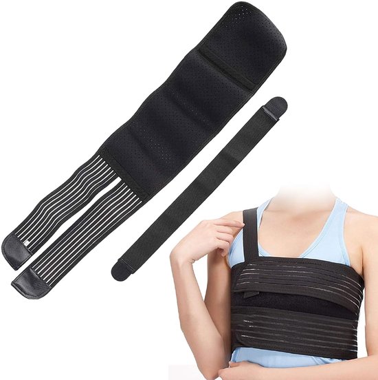 Ribband voor dames, elastische ribbinding voor gebroken en uitgerekte ribben, ideaal voor herstel en ondersteuning
