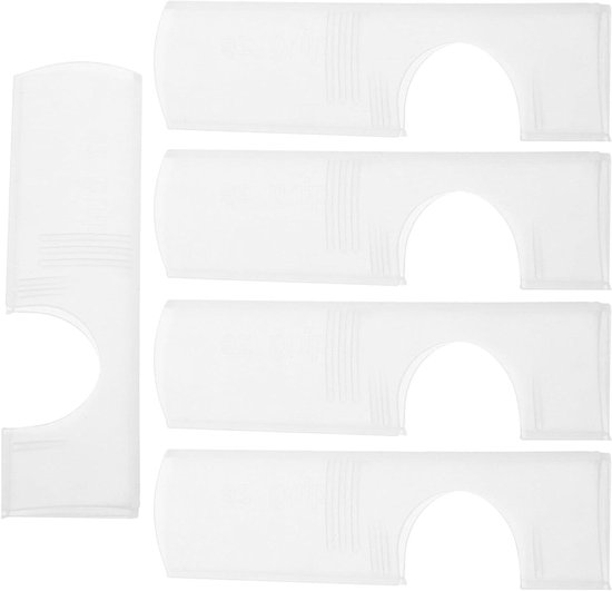 Riet Houders - Muziek Accessoires - Rieten Beschermen - Individuele Opslag - 5 Stuks - Transparant