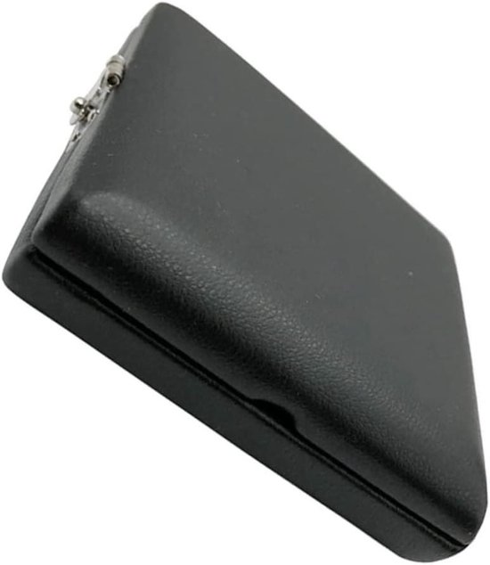 Riet Opbergdoos - Riet Houder - Muziek Opslag - Ventilatie Opening - 9.2 x 7.9 cm - Zwart