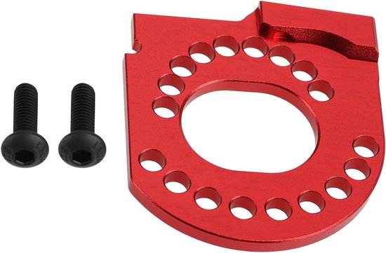 Rode motorsteunplaat van 7075 aluminiumlegering voor TRA-XXAS Mini Maxx, duurzaam en lichtgewicht