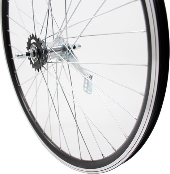 Roland achterwiel 26 x 1.75 remnaaf Alu V-profil zwart van Roland