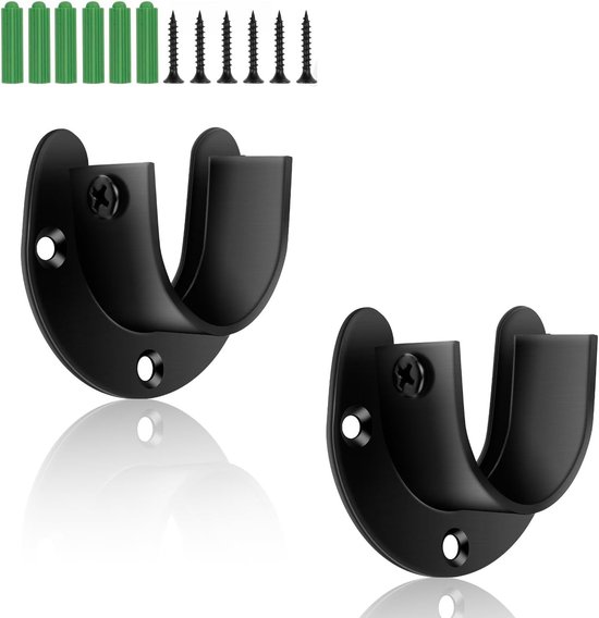 Ronde buishouder voor 32mm stangen - Set van 2, ideaal voor bevestiging en ondersteuning