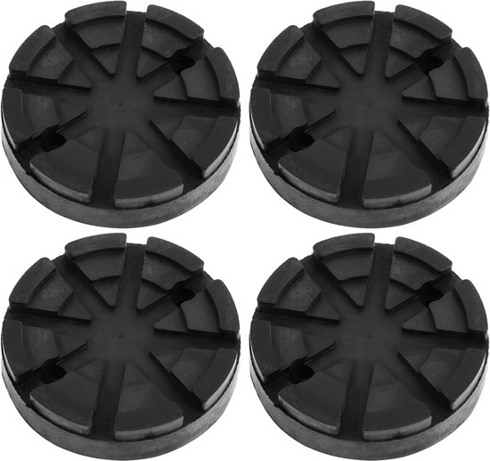 rubberen pad voor krik en hefbruggen, rubberen plaatje, rubberen blok, 125 mm, autokrik, bandenwissel