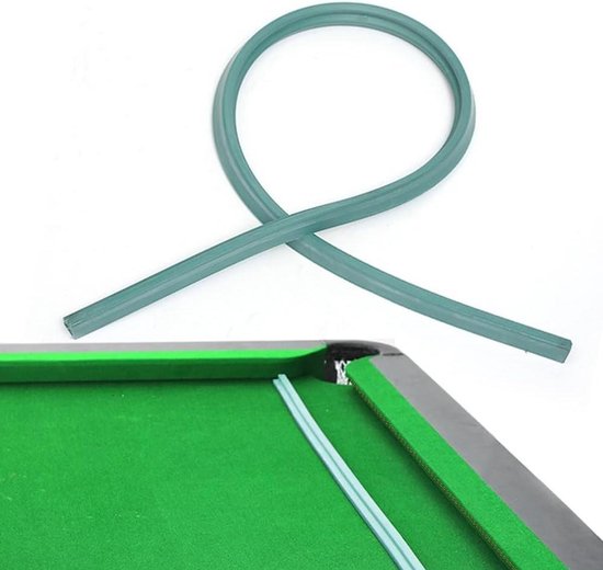 Rubberen Strip Biljarttafel - Bumpers Kussen - Pooltafel Onderhoud - Superieure Elasticiteit - 125 meter - Groen