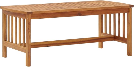 Salontafel bijzettafel woonkamertafel koffietafel houten tafel voor slaapkamer, woonkamer 102x50x43 cm massief acacia