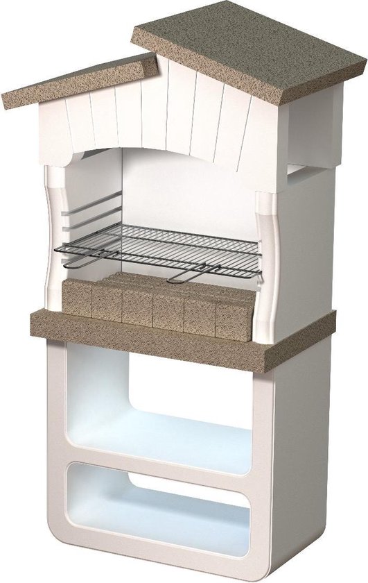 Sarom Fuoco - Betonnen barbecue - Caorle - 80 x 51.5 x 161 cm van Sarom