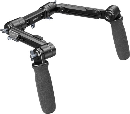Schoudersteun met Dubbele Handgreep voor 15mm LWS Stangen, Ondersteuning voor Camera met Eenvoudige Rotatie en Stabilisatie - 5205