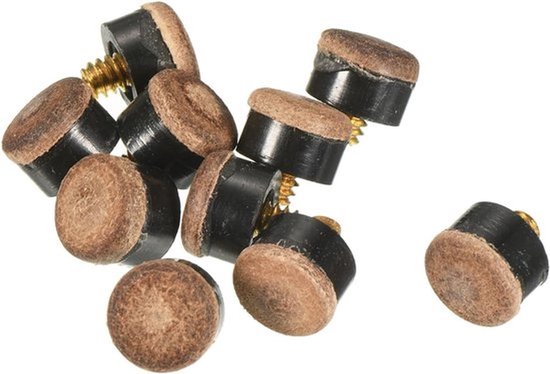 Schroef op Pool Cue Tips, Biljart Cue Tips Snooker Biljart Supplies Pool Stick Tips van Merkloos