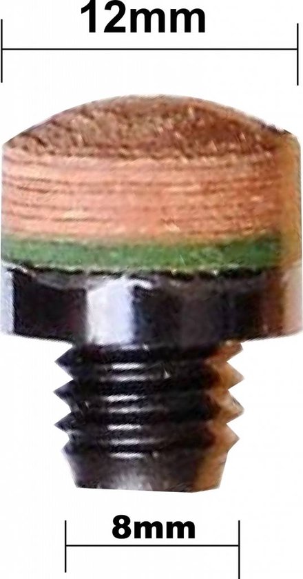 Schroefpomerans 12 mm (10 stuks van $