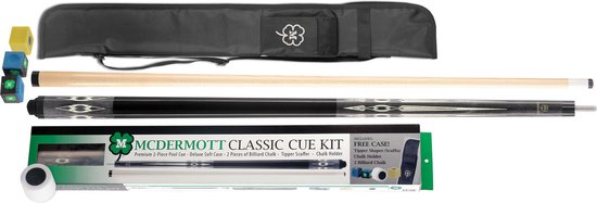Set McDermott Classic Pool Cue Kit 4 - promo