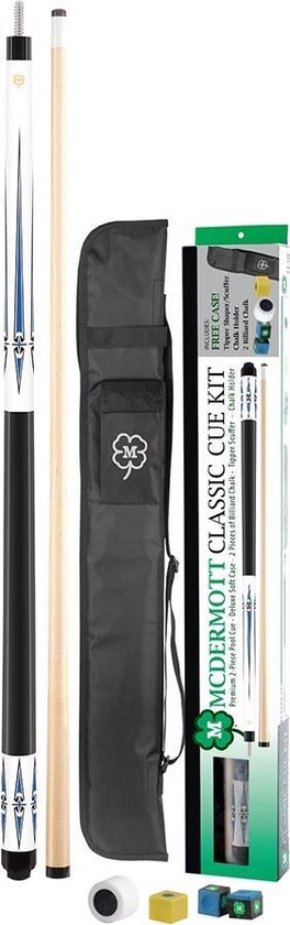 Set McDermott Classic Pool Cue Kit 5 - promo van McDermott