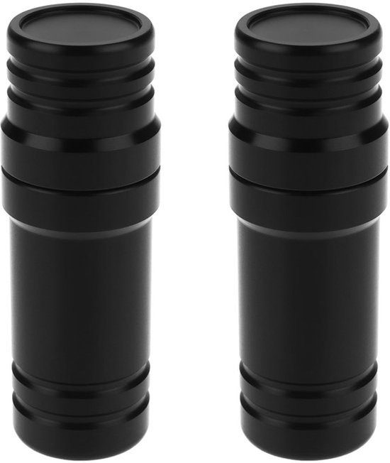 Set van 2 Billiard Cue Seal Protectors - Reserveonderdeel 3/8 x 10 - Billiard Cue Accessoires - Zwart