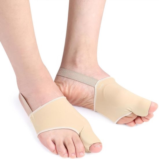 Set van 2 Correctiebandages voor Hallux Valgus, Pijnverlichting voor Voeten en Tenen, Comfortabele Ondersteuning en Aanpassing
