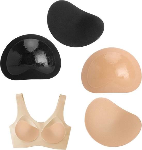 Set van 2 Herbruikbare Siliconen Push Up Bh Pads, Ideaal voor Rugloze Jurken, Off Shoulder Tops en Bikinis voor een Natuurlijke Curves