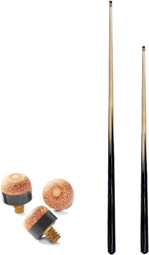 Set van 2 Korte Keu's voor Poolbiljart (42 inch en 36 inch) - Ideaal voor Kleine Ruimtes van Buffalo