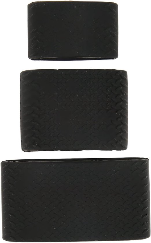 Set van 3 Antislip Siliconen Beschermhoezen voor Haartrimmers - Duurzaam en Hittebestendig Accessoire voor Kappers
