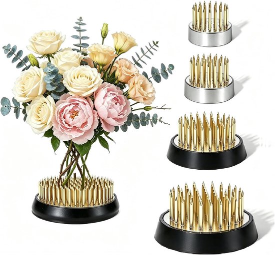 Set van 4 bloemensteunen voor Ikebana, ideaal voor hotels en bloemisten, perfect voor woonkamerdecoratie en bloemschikken