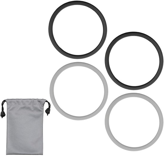 Set van 4 Patella Steunbanden - Flexibele Silicone Kniebanden voor Sport, Hardlopen, Basketbal en Tennis