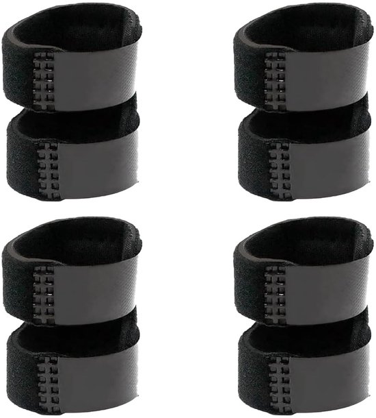 Set van 4 Vinger Splints voor Middenvinger en Duim - Ondersteuning bij Trigger Finger, Tendonitis en Artritis