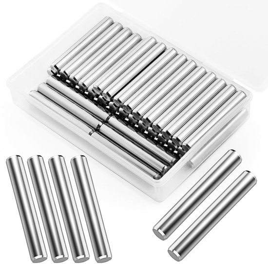 Set van 45 metalen schapsteunen van 6 mm, stevige schapdragers voor optimale opslag en organisatie