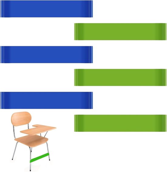 Set van 6 Rekbare Stoelbanden voor Kinderen met ADHD, Ondersteuning voor Concentratie en Sensorische Stimulatie, Ideaal voor Kinderen met Autisme en Aandachtsproblemen