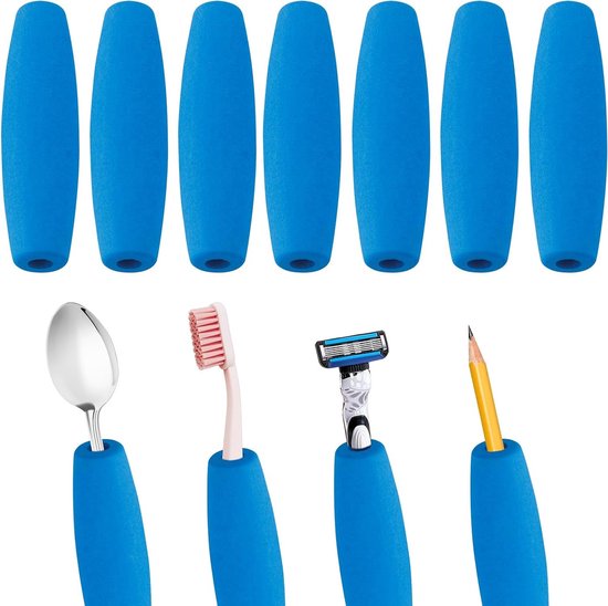 Set van 7 Foam Grip Slangen, Ergonomische Hulpmiddelen voor Senioren, Grip Hulp voor Mensen met Beperkingen en Artritis, Handvatten voor Keuken en Kantoor