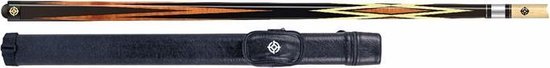 Shooter II Pool Cue & Tube Nr3 van Orange Blue