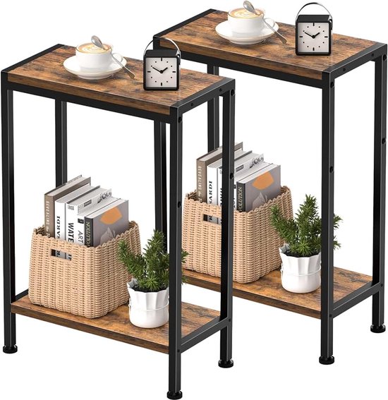 Smalle Bijzettafel Nachtkastje