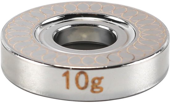 SMOAKEZ - 10g Biljartkeu Gewichtsring van Roestvrijstaal