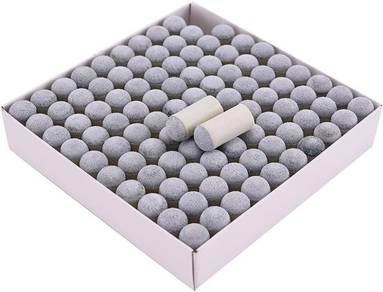SnelShoppen - 100pcs 11mm Billiard Cue Tips - Soft Snooker Pool Cue Ferrule Tips - Hoogwaardige Plastic Vervangingen voor Cue Sticks