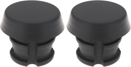 SnelShoppen - 2 Stuks Tafeltennis Biljartkegel Rubberen Stootdoppen Voor Biljartkeu Met 0.748" Binnenmaat - Duurzaam Rubber, Ideale Pasvorm, Verleng L
