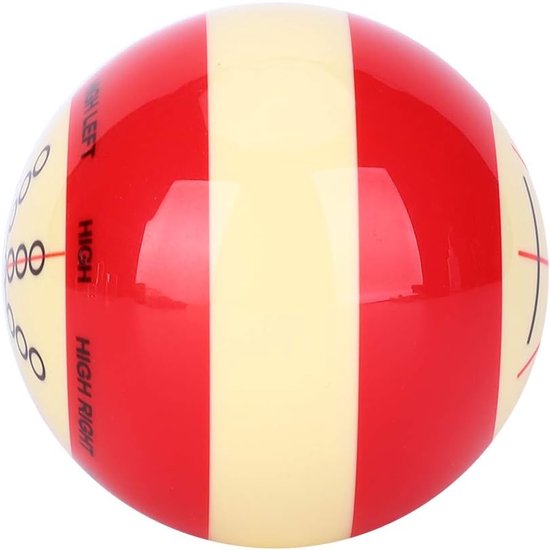 SnelShoppen - Billiard Cue Ball Snooker 52MM Training Cue Pool Bal - Hoogwaardige Hars, Slijtagebestendig, Perfect voor Oefening, Snooker en Biljart
