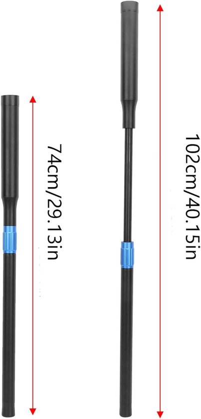 SnelShoppen - Billiard Extension Stok Aluminium Snooker Cue Verlengstuk Verstelbaar Lichtgewicht Accessoire