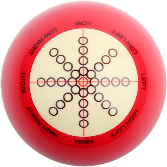 SnelShoppen - Billiard Spot Cue Ball Pro Cup Biljart Pool Snooker Trainingsbal Oefenbal Biljarts Training Kogel Wit Kwaliteitsmateriaal