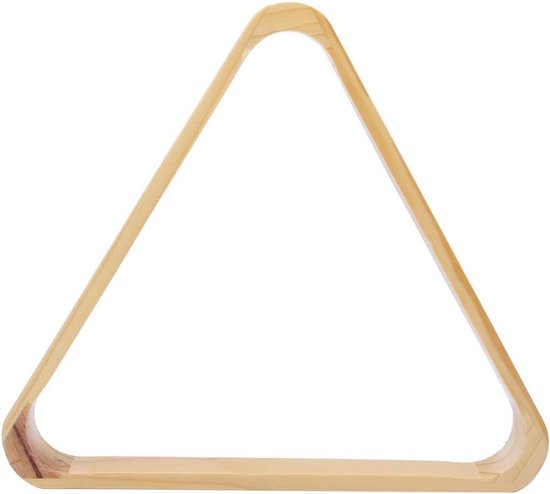 SnelShoppen - Billiard Triangle - Houten biljartdriehoek voor pooltafel en snooker - Vintage stijl - Perfect voor biljartballen - Ideaal voor feesten,