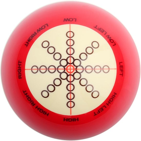SnelShoppen - Cue Ball Billiards, Draagbare Biljart Cue Ball Oefening Trainingshulpmiddel voor Amerikaanse Pool Achtbal, Hoogwaardige Kunststof, Verbe