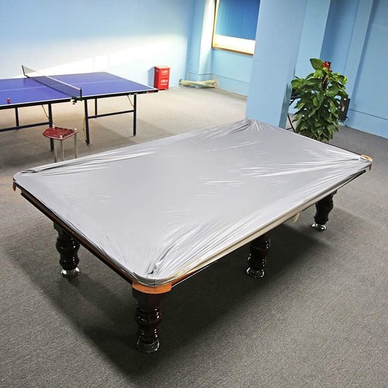 SnelShoppen - Moistureproof Biljart Tafel Cover Waterdichte Biljart Dekking PVC Stof Biljart Beschermhoes 8 Voet Rectangular
