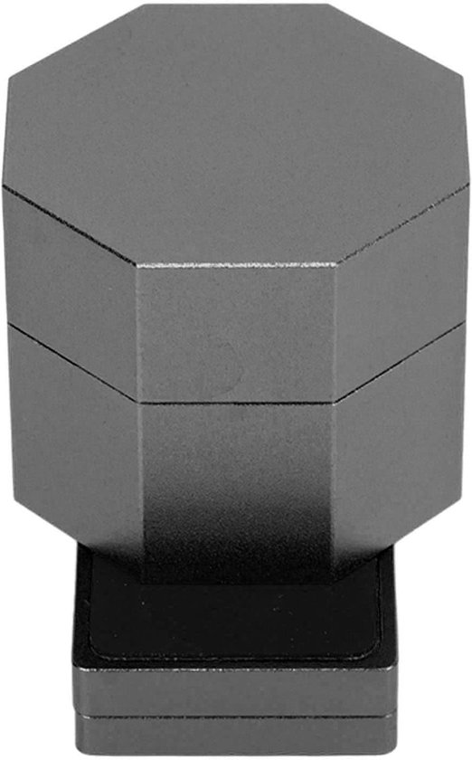 SnelShoppen - Pole Cue Chalk Holder met Beschermende Functie - Duurzaam Aluminium Legering Octagonaal Pole Chalk Doos - Makkelijk Mee Te Nemen voor Bi