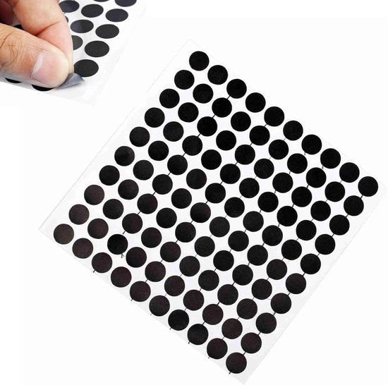 SnelShoppen - Pooltafel Marker Dots, Biljart Punt Stickers Wit Bal Locator Snooker Spot Accessoires 100 Stuks 10cm